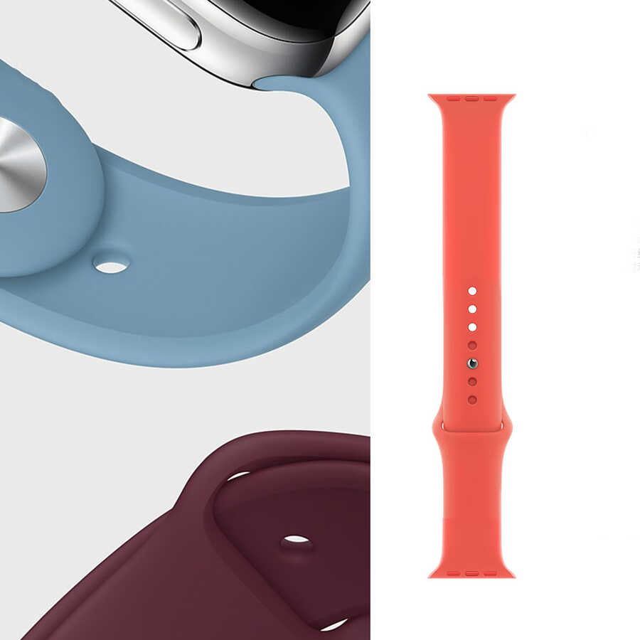 Watch Ultra 49mm Kordon Wiwu Sport Band Silikon Strap Kayış - 4 Watch Ultra 49mm Kordon Wiwu Sport Band Silikon Strap Kayış - 4